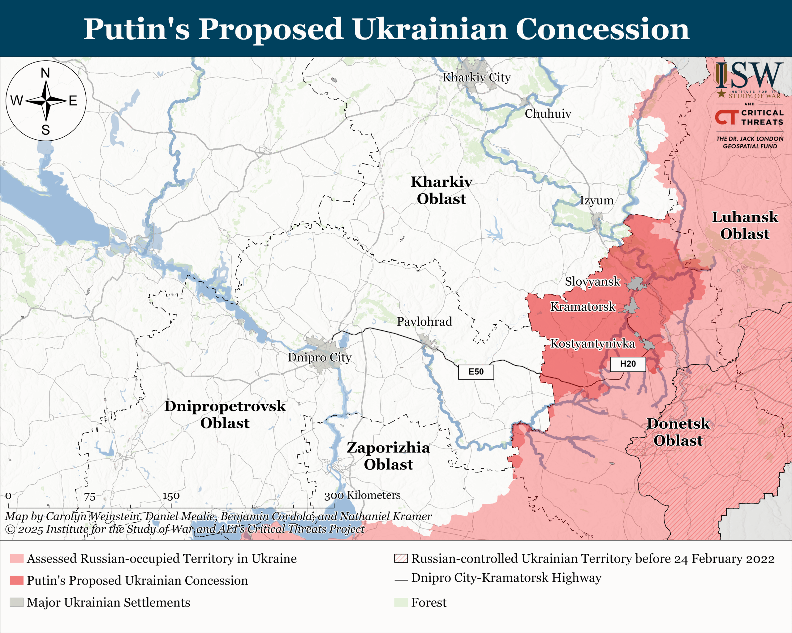 Russian Forces Gain Control of Key Settlements in Eastern Ukraine
