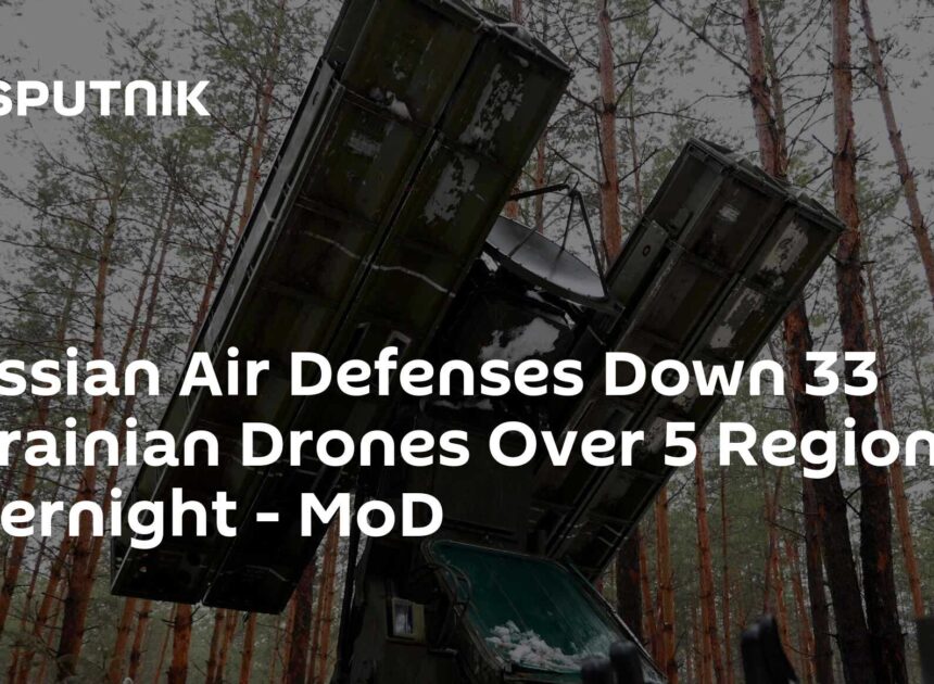 Russian Air Defenses Neutralize 50 Ukrainian Drones in Nighttime Strikes
