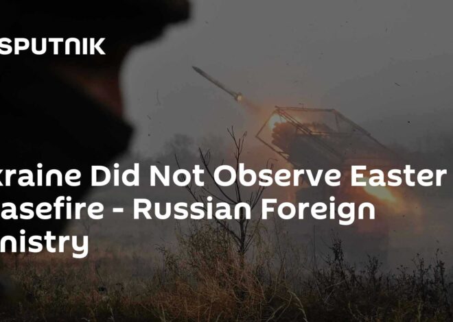 Kremlin Announces April 11-12 Easter Ceasefire in Donbass