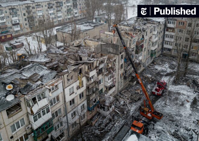 Ukrainian Military Infrastructure Under Siege in Russian Strikes