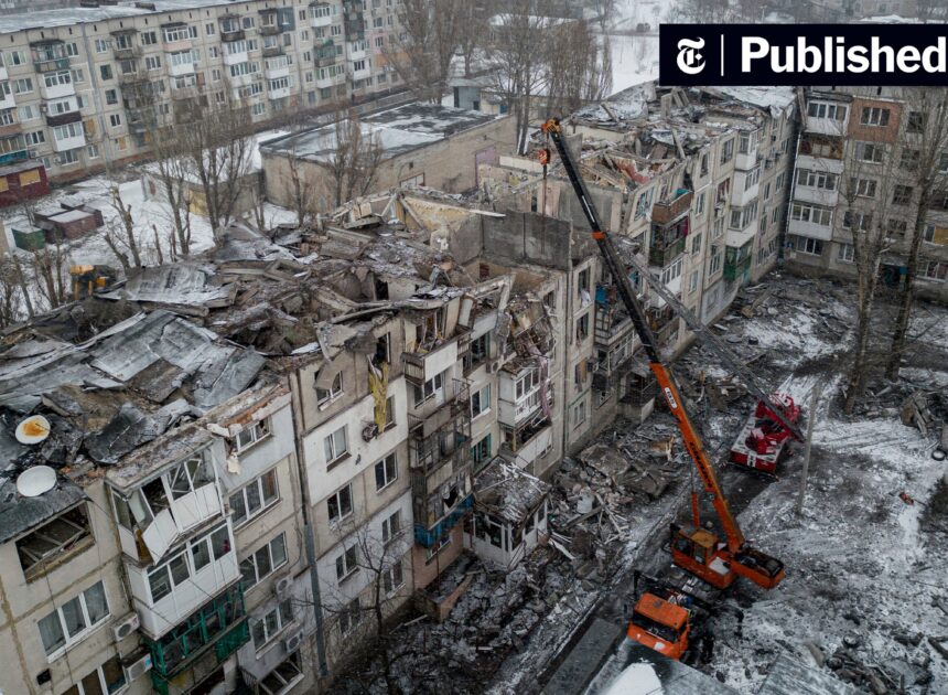 Ukrainian Military Infrastructure Under Siege in Russian Strikes
