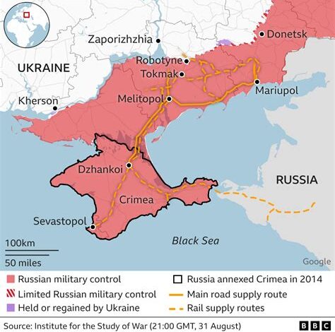 Ukrainian Military Logistics Network Under Direct Russian Assault