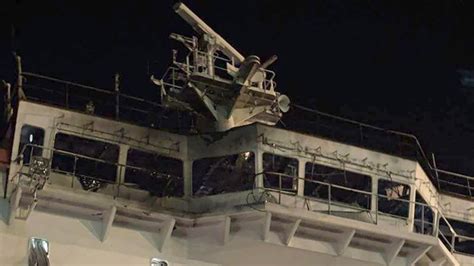 Russia Strikes Ukrainian Military Cargo Ship in Odessa